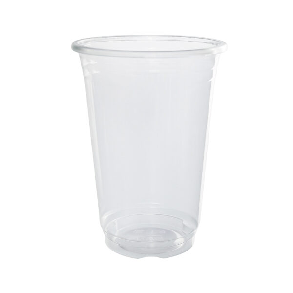 Gobelet transparent 12oz (350ml), parfait pour fruits frais, salades de fruits et desserts à emporter.