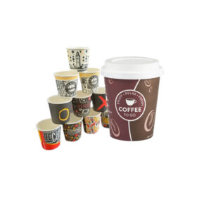 Gobelet carton 4OZ AVEC COUVERCLE (100ps)
