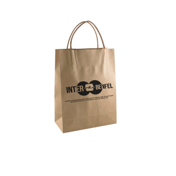 Sachet Kraft Personnalisé avec Logo – Pour Commerces & Restaurants - Image 2